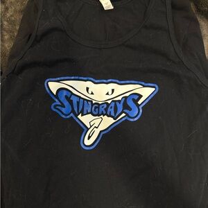 Stingrays All-Stars CHEER Black Tank Top